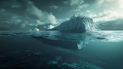 Naklejka premium iceberg