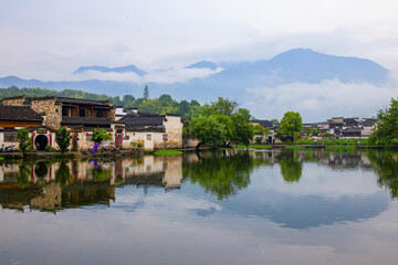 Fototapeta premium Anhui Hongcun boasts beautiful scenery