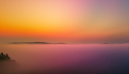 Naklejka premium Blurred color gradient purple pink blue rough color gradient background dark abstract mountain peak silhouette background banner poster card wallpaper website header design, ai generated images