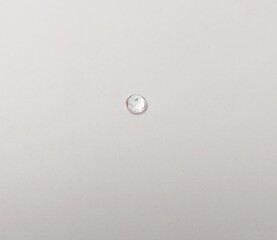white topaz gemstones back
