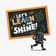 back to school Kid student silhouette vector t shirt design