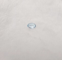 blue topaz gemstones oval shape back
