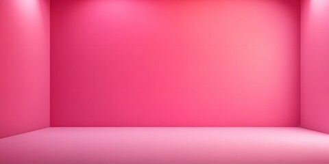 Abstract pink and gradient light background with studio backdrops. Blank display or clean room for showing product. Realistic 3D render 