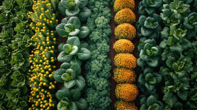 Satellite Imaging for Farming: satellite imagery being used to analyze large agricultural fields, showcasing the use of space technology in monitoring crop health.