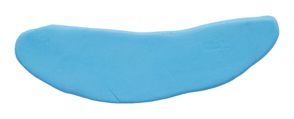 Plasticine is a light blue brush isolated on a transparent background.