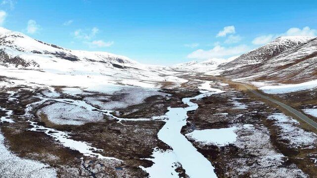 Drone view of Sertar County in Sichuan province the border between China and Tibet