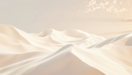 Obraz premium Sand Dune Landscape 3D Rendering Scene