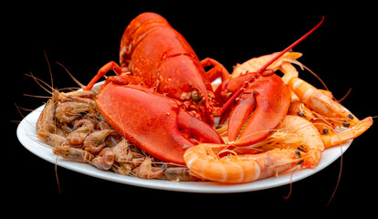 Cooked lobster