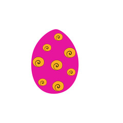 patterned easter eggs