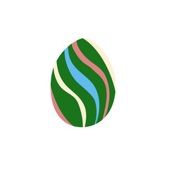 patterned easter eggs