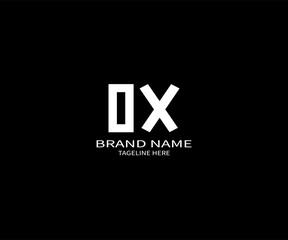Obraz premium DX Letter Logo Design Vector