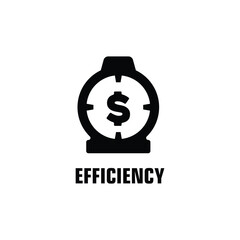 efficiency icon or logo design isolated sign symbol vector illustration - high quality line style vector icon