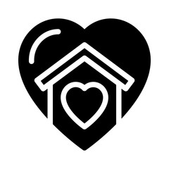 shelter glyph icon