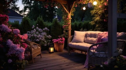 Fototapeta premium Cozy Outdoor living