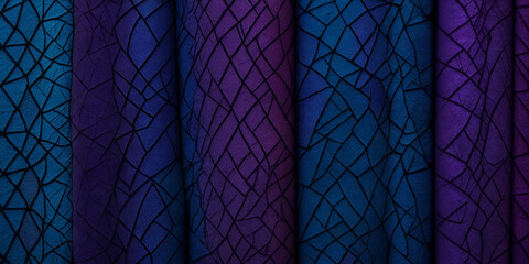 Elegante, abstrakte Texturen in leuchtendem Blau und Violett, die eine beeindruckende visuelle Tiefe erzeugen und als inspirierender Hintergrund f&uuml;r kreative Arbeiten und Gaming dienen