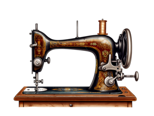 a close up of a sewing machine