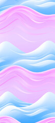 Fototapeta premium Purple Fluid Wave Abstract 3D Illustration