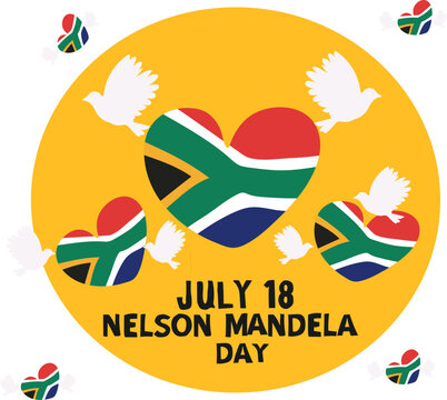 nelson mandela international day is celebrated every year on 18 July.