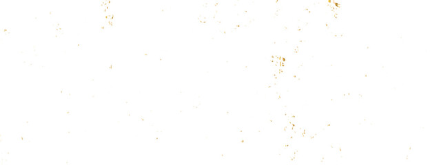 Luxury golden confetti glitter and zigzag ribbon falling down on transparent background. Holyday, festive and celebration background. Vector illustration.