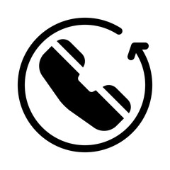 phone glyph icon