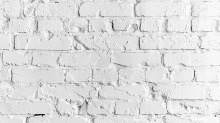 Fototapeta premium Texture or background of a white brick wall