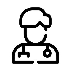 doctor line icon