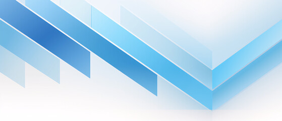 Fototapeta premium Blue angled arrow overlap vector background on white space, modern geometric design concept.