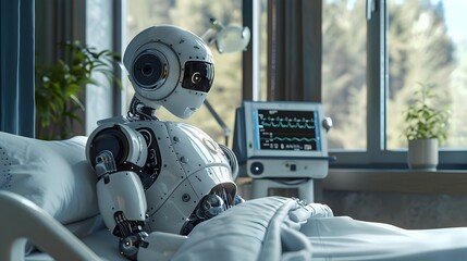 Gothic-Inspired Robot Assisting in Challenging Healthcare Scenarios with Awkward yet Comforting Bedside Manner