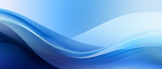 Fototapeta premium Abstract blue vector background for use in design, modern digital art concept illustration,