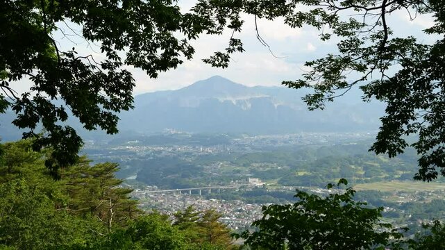 Mt Buko panorama view in Chichibu Saitama