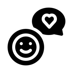 chat glyph icon