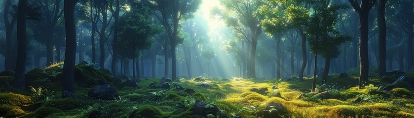 Obraz premium earth forest concept 