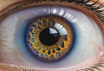 Fototapeta premium Mesmerizing Blue Eye Beauty