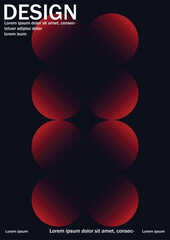 abstract background with circles. modern template design flyer, poster and book cover.