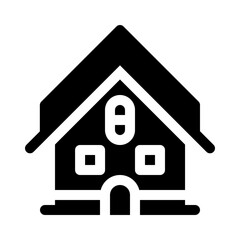 house glyph icon