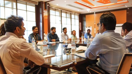 Corporate training sessions focus on professional development and skill enhancement with employee participation in workshop seminars and team building activities to foster sustainability