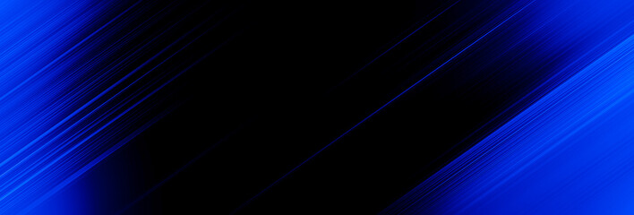 Obraz premium abstract blue and black are light pattern with the gradient is the with floor wall metal texture soft tech diagonal background black dark clean modern.