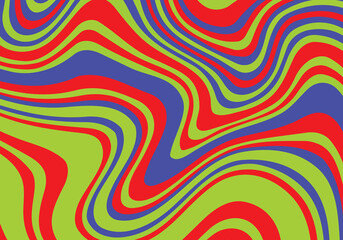 Psychedelic groovy background. Colorful abstract background.