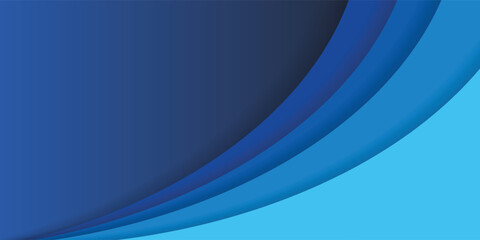 Abstract blue glowing geometric lines on dark blue background. Modern shiny blue circle lines pattern. Futuristic technology concept. Suit for cover, poster, banner, brochure, header, website