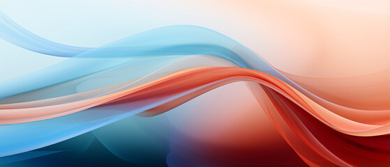 Obraz premium Abstract art design background with silky wave, modern aesthetic, digital illustration concept.