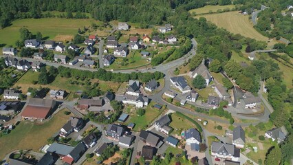 Raumland - Schieferdorf in Wittgenstein, Luftbild