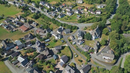 Raumland - Schieferdorf in Wittgenstein, Luftbild