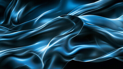 Obraz premium Sky blue, Black and White Neon Wave Background