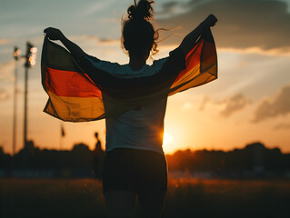 Dynamic Celebrations: Germany's Football Victory