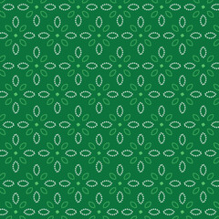Premium Green Bandhani Seamless Pattern Design