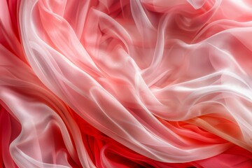 Obraz premium Elegant pink fabric texture with delicate folds and soft flow