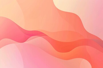 Abstract background with a wavy gradient in pink and orange colors