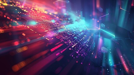 programming and code development abstract bright wallpaper