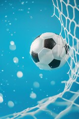 Obraz premium Football socer ball on football play