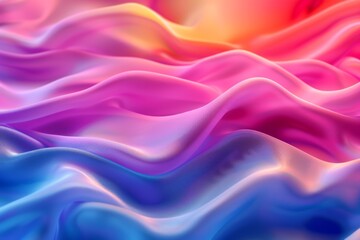 Obraz premium Colorful abstract wave background with vibrant gradient hues